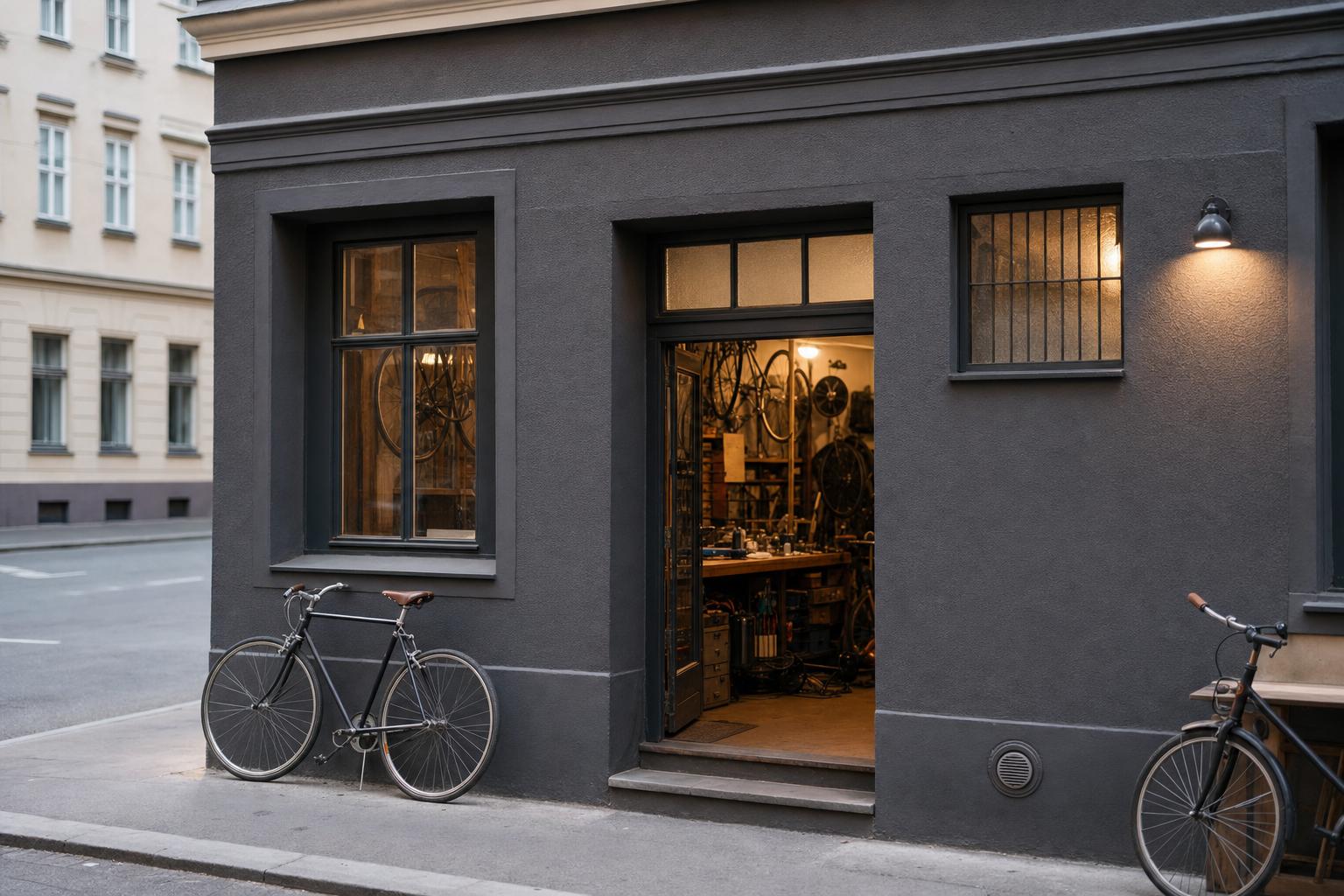 Vienna bicycle workshop at Alser Bike Bench